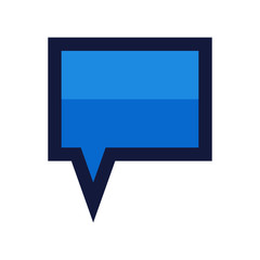 Fototapeta premium Speech bubble icon, chat symbol