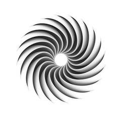 abstract swirl shape