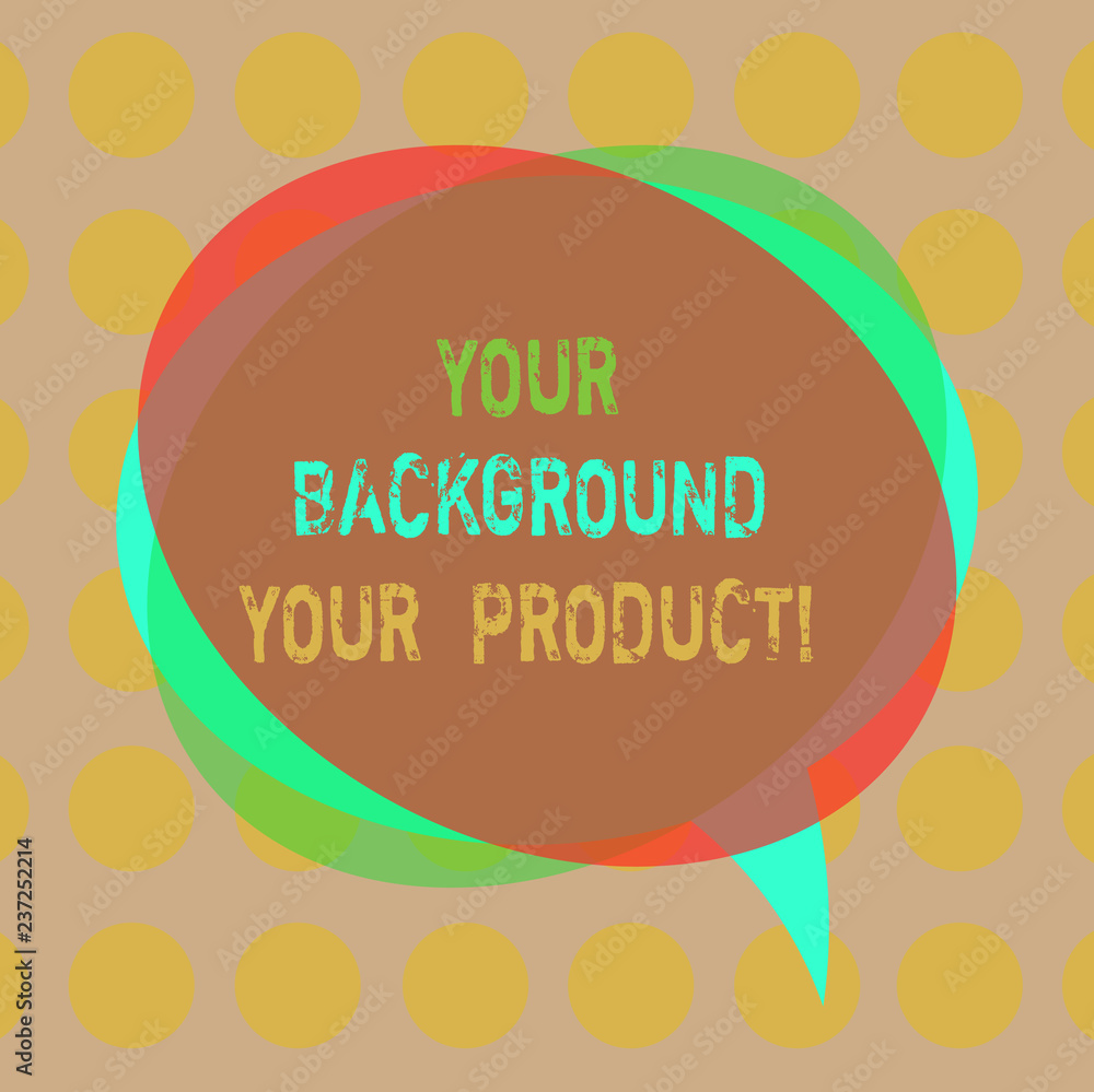 Aufkleber writing note showing your background your product. business photo showcasing things you have done an