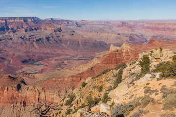 Fototapeta na wymiar South Rim Grand Canyon Scenic Landscape