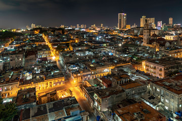 Fototapeta na wymiar Havana / Night View