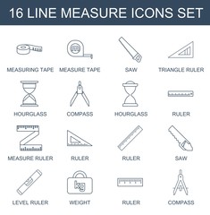 measure icons