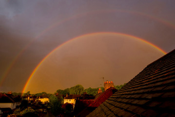 europe, UK, rainbow