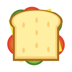 Delicious sandwich food