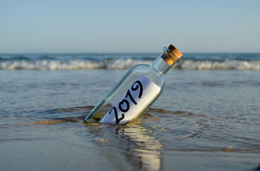 Summer vacation 2019 on the beach 