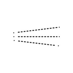 Spray icon. Simple black fluid spray, vector illustration isolated on white background.