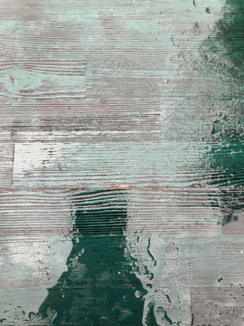 Abstract reflection in wood