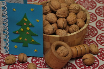 Christmas decorations. Christmas. Christmas Eve.Christmas greeting card.