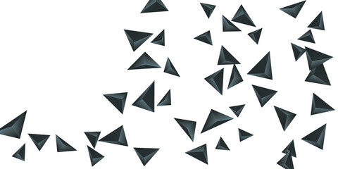 Triangle background. Abstract composition of triangular pyramids. © niko180180