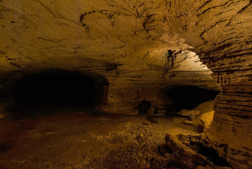 Exploring Cave Interior