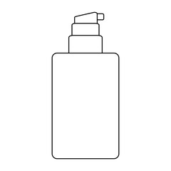 Makeup for women concept in black and white