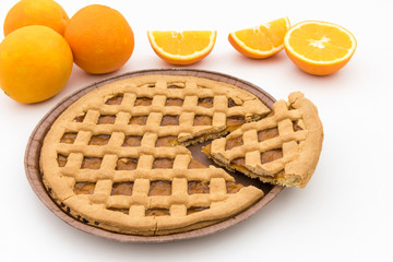 Pastel de naranjas