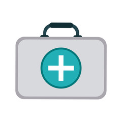 Obraz premium Medical first aids suitcase