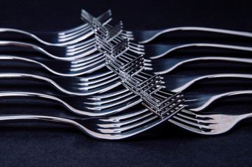 forks closeup