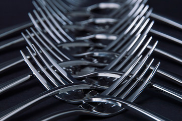 forks close up