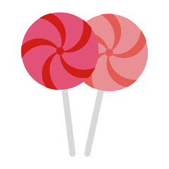 Set of lollipops