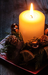 Kerzenlicht im Advent
