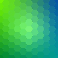 Fototapeta na wymiar Gradient background with a hexagonal. Vector illustration.