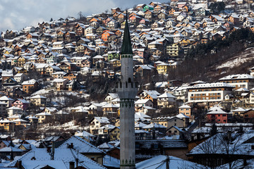 Sarajevo mosque minaret