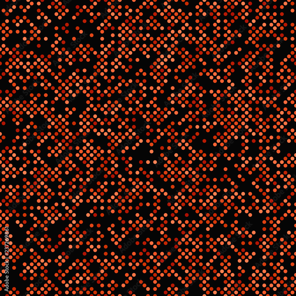 Aufkleber green seamless dot pattern background - vector graphic design