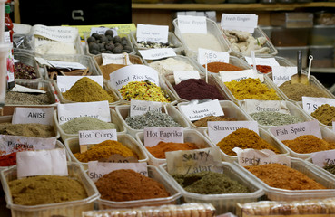spices in the market