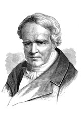 Portrait of scientist Alexander Von Humboldt