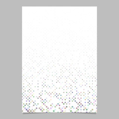 Abstract repeating dot pattern brochure template background - vector illustration