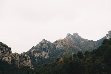 Fototapeta na wymiar Autumn Landscape in Alps