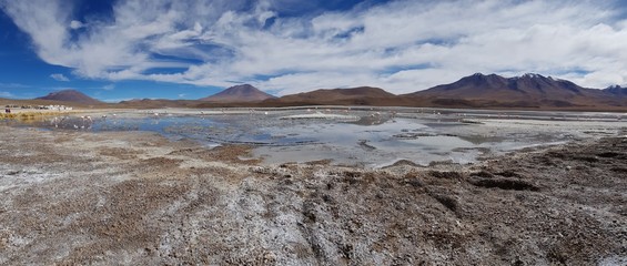 Bolivia National Park Lagoon