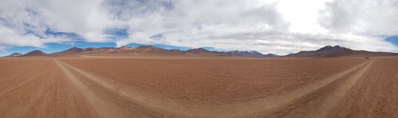 Fototapeta na wymiar Bolivia National Park Panorama
