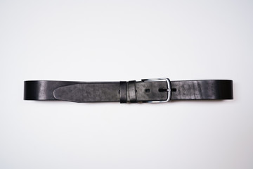 brown belt / men's leather belt