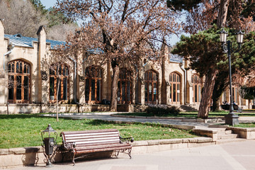 Naklejka premium Boulevard, view of the beautiful building