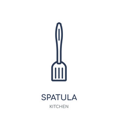Spatula icon. Spatula linear symbol design from Kitchen collection.