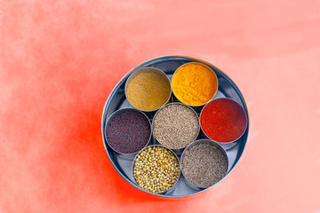 Round Spice Box