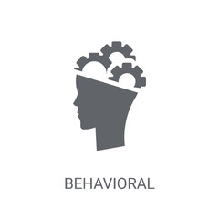Behavioral competency icon. Trendy Behavioral competency logo concept on white background from Human Resources collection