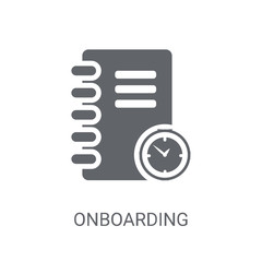 Onboarding icon. Trendy Onboarding logo concept on white background from Human Resources collection