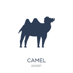 Camel icon. Trendy flat vector Camel icon on white background from Desert collection