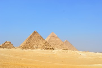 Exploring Ancient pyramids at Africa Sahara desert -  wonders of the world