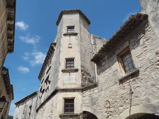 Fototapeta na wymiar Les Baux-de-Provence – südfranzösischer Ort in der Region Provence-Alpes-Côte d’Azur 