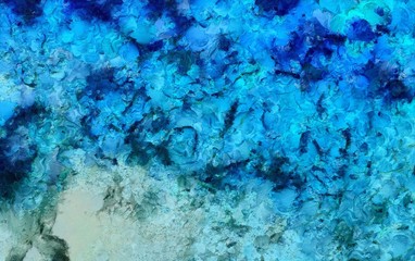 Obraz premium Impression color mix abstract texture art. Artistic bright background. Oil painting artwork. Modern style graphic wallpaper. Large strokes of paint. Colorful pattern for design work or wallpaper.