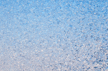 Abstract frosty pattern on glass, background texture