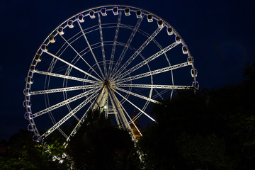 Fototapeta premium Budapest eye Riesenrad in Ungarn