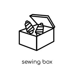 Sewing box icon from Sew collection.