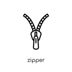 Zipper icon from collection. © t-vector-icons