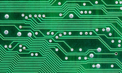 Macro of a printed circuit board of a computer