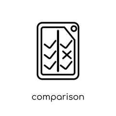 Comparison icon from Startup collection.