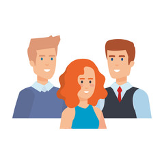 Fototapeta premium group of people characters