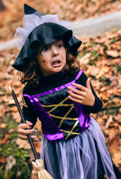 Little girl in Halloween