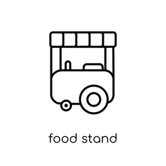 Food stand icon from collection.