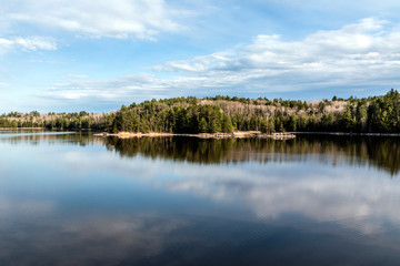 Landscape view of Voyageurs National Park in Minnesota